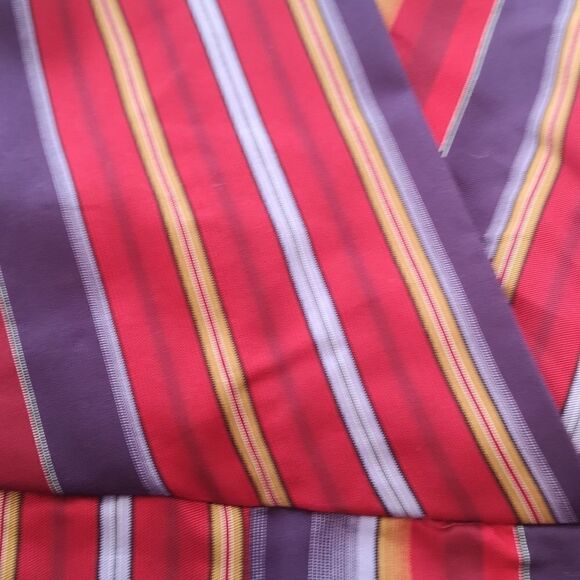 Mango Ladies Striped Short Jumpsuit XS Red , Purple - Picture 12 of 16